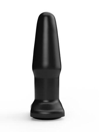 Чёрный плаг классической формы - 14 см.